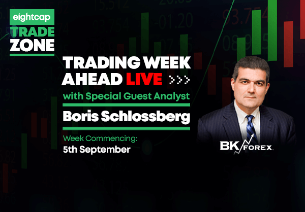 Trade Zone Week Ahead Live with Boris Schlossberg (BKForex): 5th – 9th September