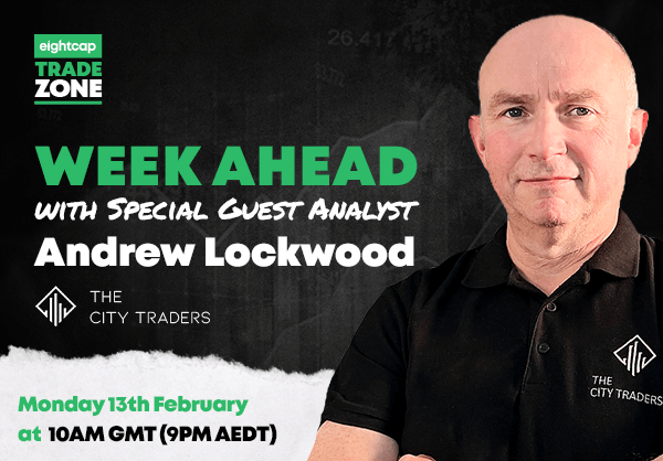 Trade Zone Week Ahead Live with Andrew Lockwood (thecitytraders): 13th February – 17th February