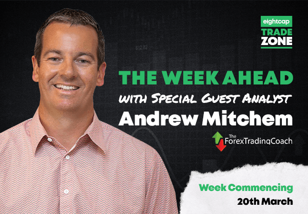 Trade Zone Week Ahead with Andrew Mitchem (The Forex Trading Coach): 20th March – 24th March